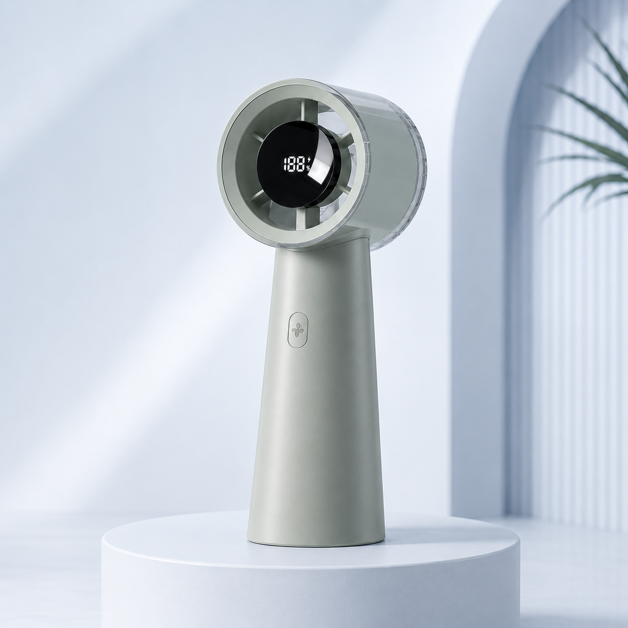 Mini ventilateur turbo portable avec affichage numérique